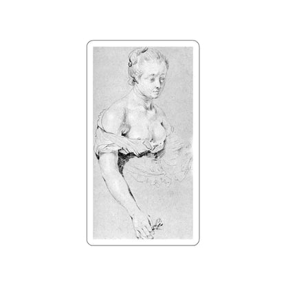 METSU, Gabriel - Woman Figure (Artwork) STICKER Vinyl Die-Cut Decal - The Sticker Space