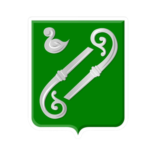 Mettet wapen (Belgium) (Coat of Arms) STICKER Vinyl Kiss-Cut Decal 2 Inch White - The Sticker Space