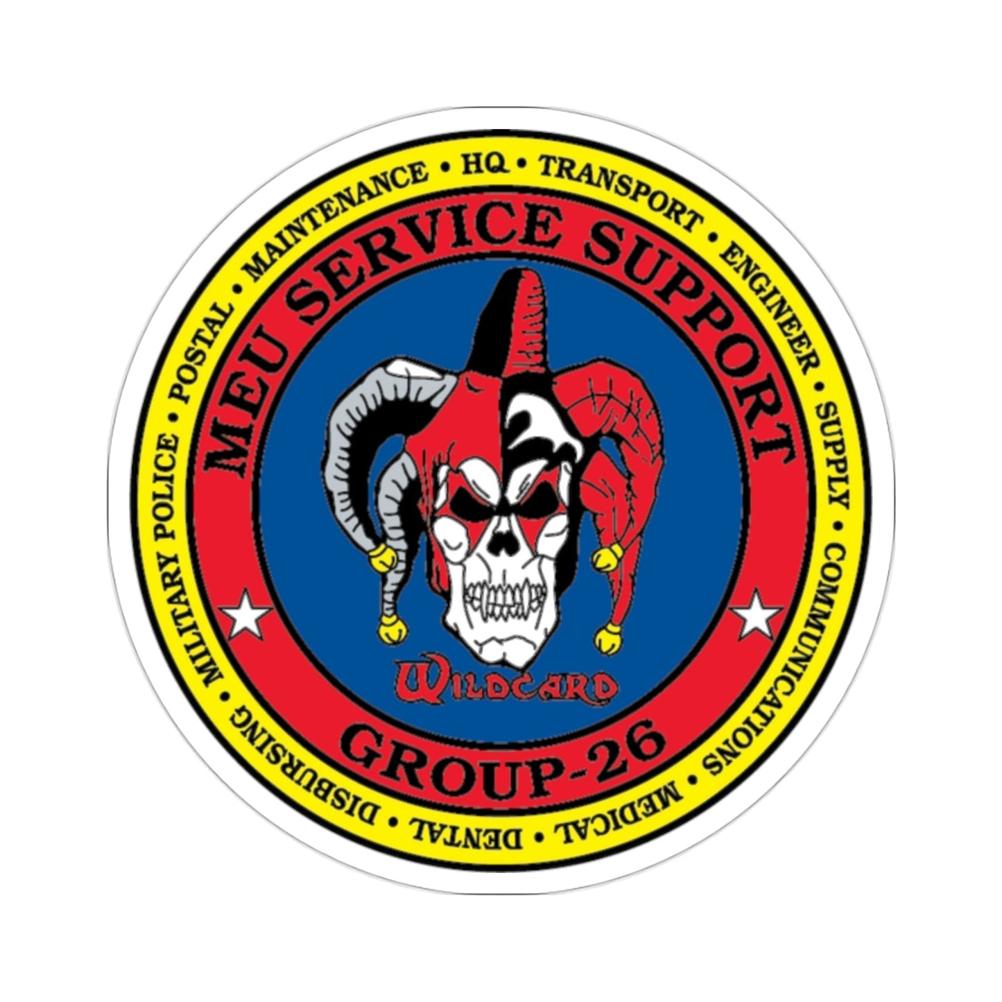 MEU Service Support Group 26 MSSG 26 (USMC) STICKER Vinyl Die-Cut Decal-2 Inch-The Sticker Space