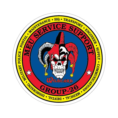 MEU Service Support Group 26 MSSG 26 (USMC) STICKER Vinyl Die-Cut Decal-3 Inch-The Sticker Space