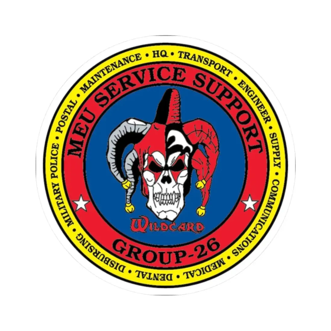 MEU Service Support Group 26 MSSG 26 (USMC) STICKER Vinyl Kiss-Cut Decal - The Sticker Space