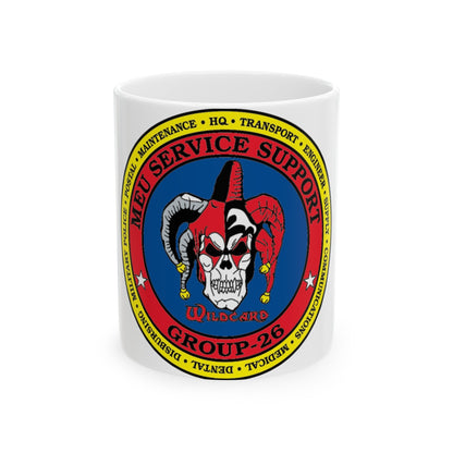 MEU Service Support Group 26 MSSG 26 (USMC) White Coffee Mug-11oz-The Sticker Space