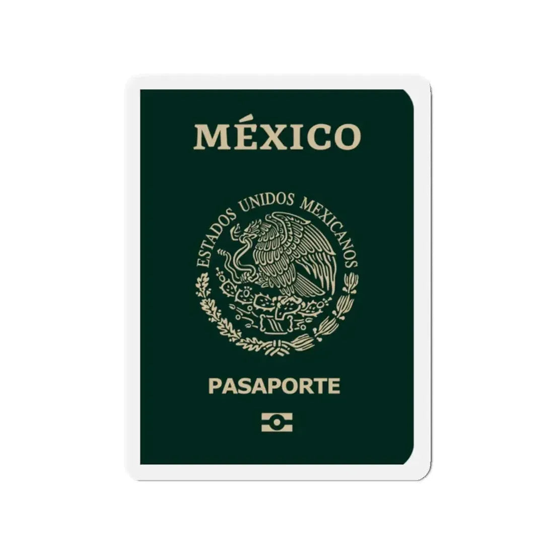 Mexican E-Passport 2021 - Refrigerator Magnet 2 Inch - The Sticker Space
