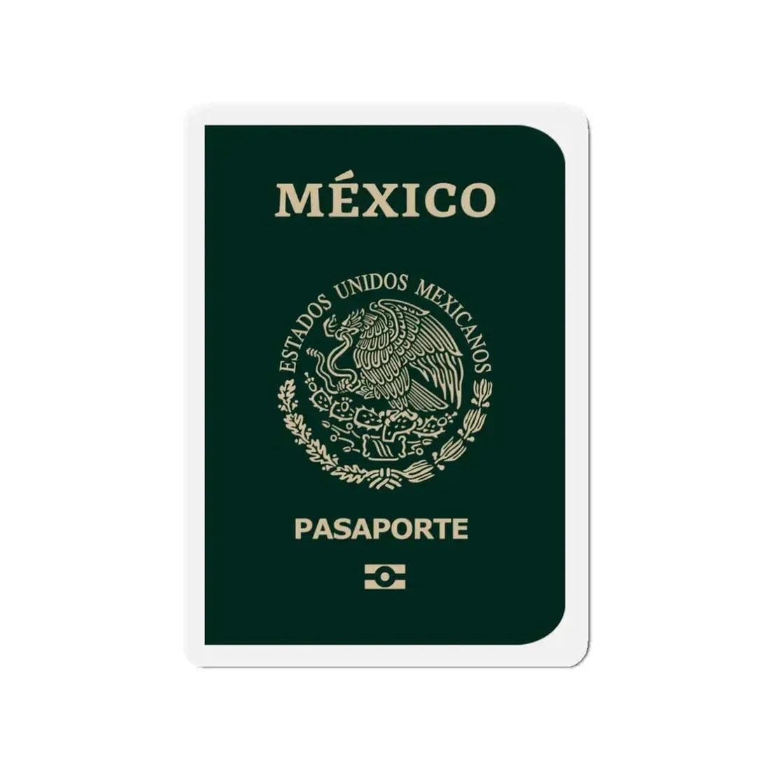 Mexican E-Passport 2021 - Refrigerator Magnet 3 Inch - The Sticker Space