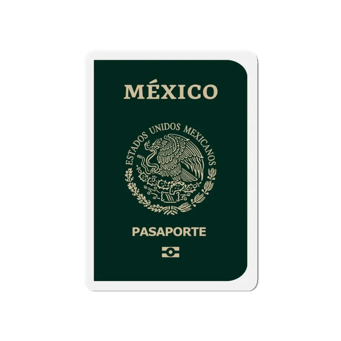 Mexican E-Passport 2021 - Refrigerator Magnet 5 Inch - The Sticker Space