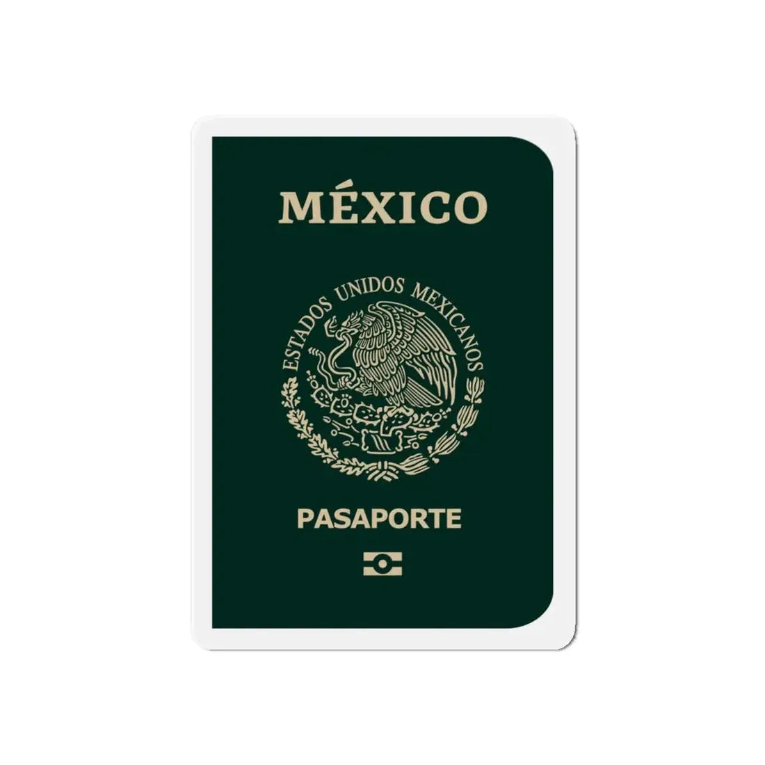 Mexican E-Passport 2021 - Refrigerator Magnet - The Sticker Space