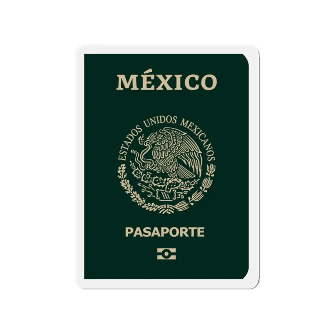 Mexican E-Passport 2021 - Refrigerator Magnet - The Sticker Space