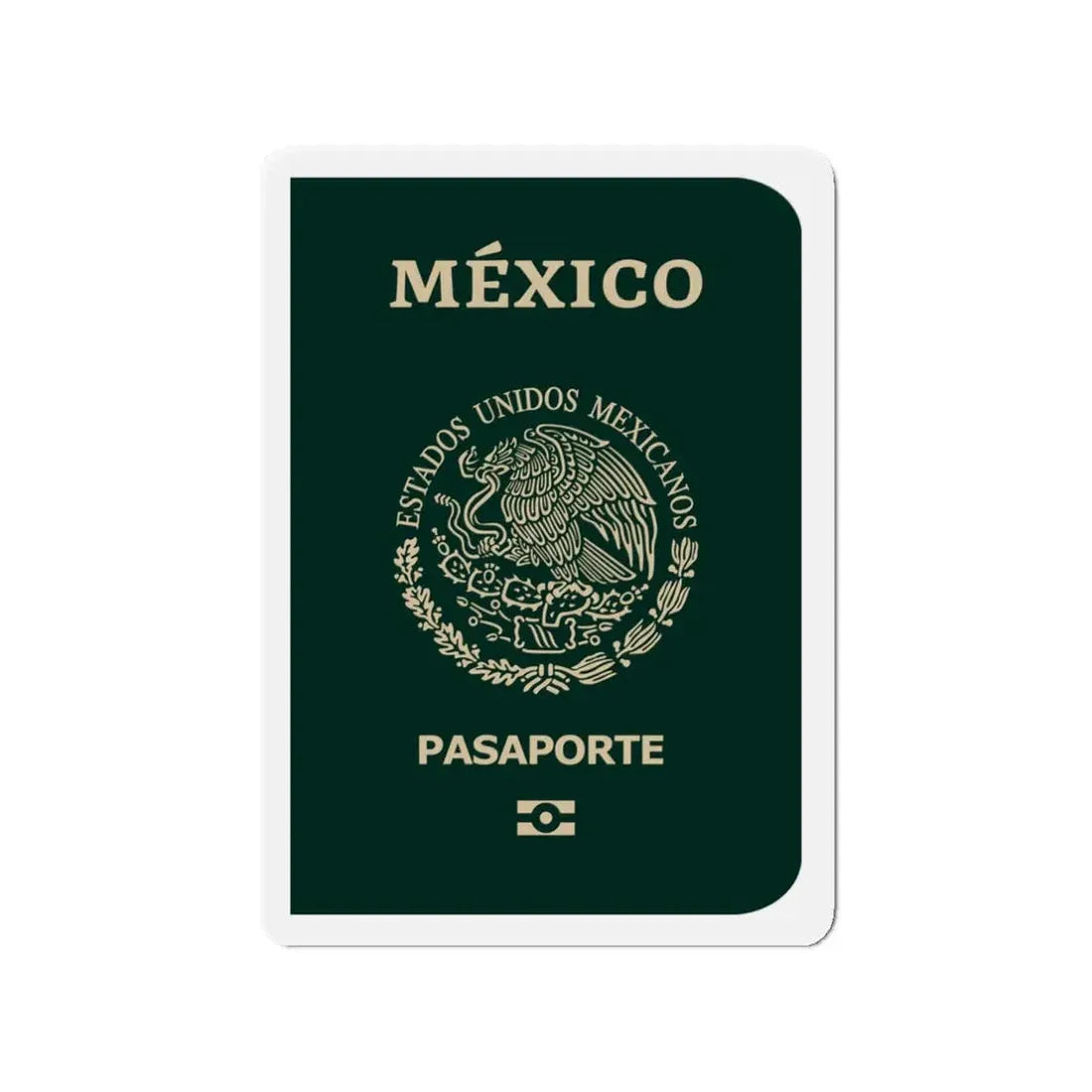 Mexican E-Passport 2021 - Refrigerator Magnet - The Sticker Space