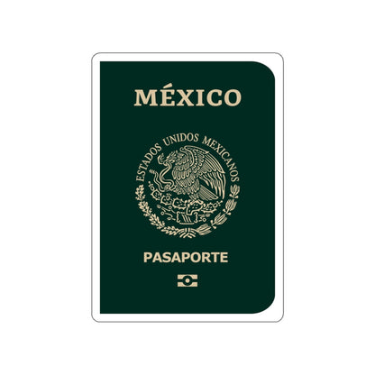 Mexican E-Passport 2021 STICKER Vinyl Die-Cut Decal-White-The Sticker Space