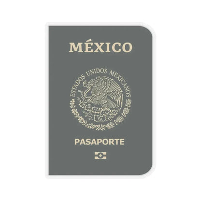 Mexican Passport - STICKER Vinyl Kiss-Cut Decal 3 Inch Transparent - The Sticker Space
