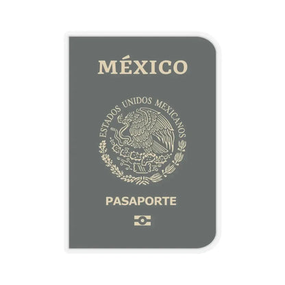 Mexican Passport - STICKER Vinyl Kiss-Cut Decal 4 Inch Transparent - The Sticker Space