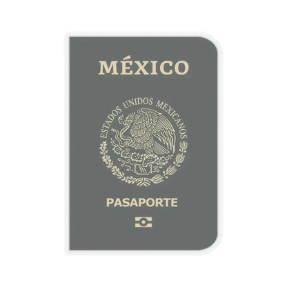 Mexican Passport - STICKER Vinyl Kiss-Cut Decal 6 Inch Transparent - The Sticker Space