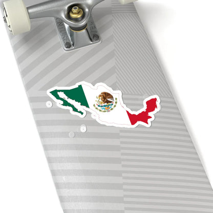 Mexico Flag Map (Mexico) STICKER Vinyl Kiss-Cut Decal - The Sticker Space