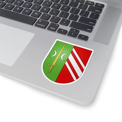 Meyrin-coat of arms (Switzerland) (Coat of Arms) STICKER Vinyl Kiss-Cut Decal - The Sticker Space