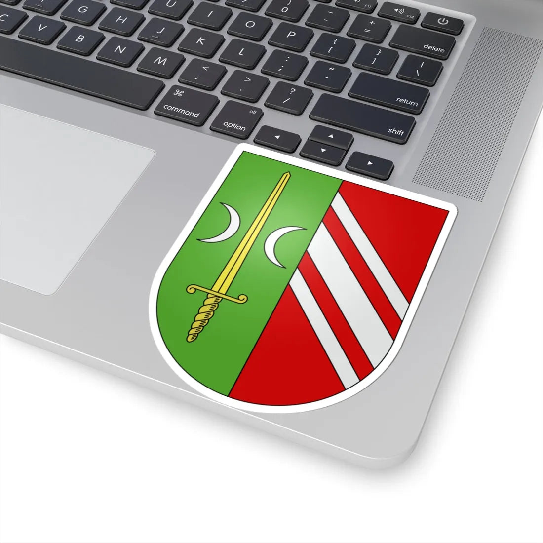 Meyrin-coat of arms (Switzerland) (Coat of Arms) STICKER Vinyl Kiss-Cut Decal - The Sticker Space