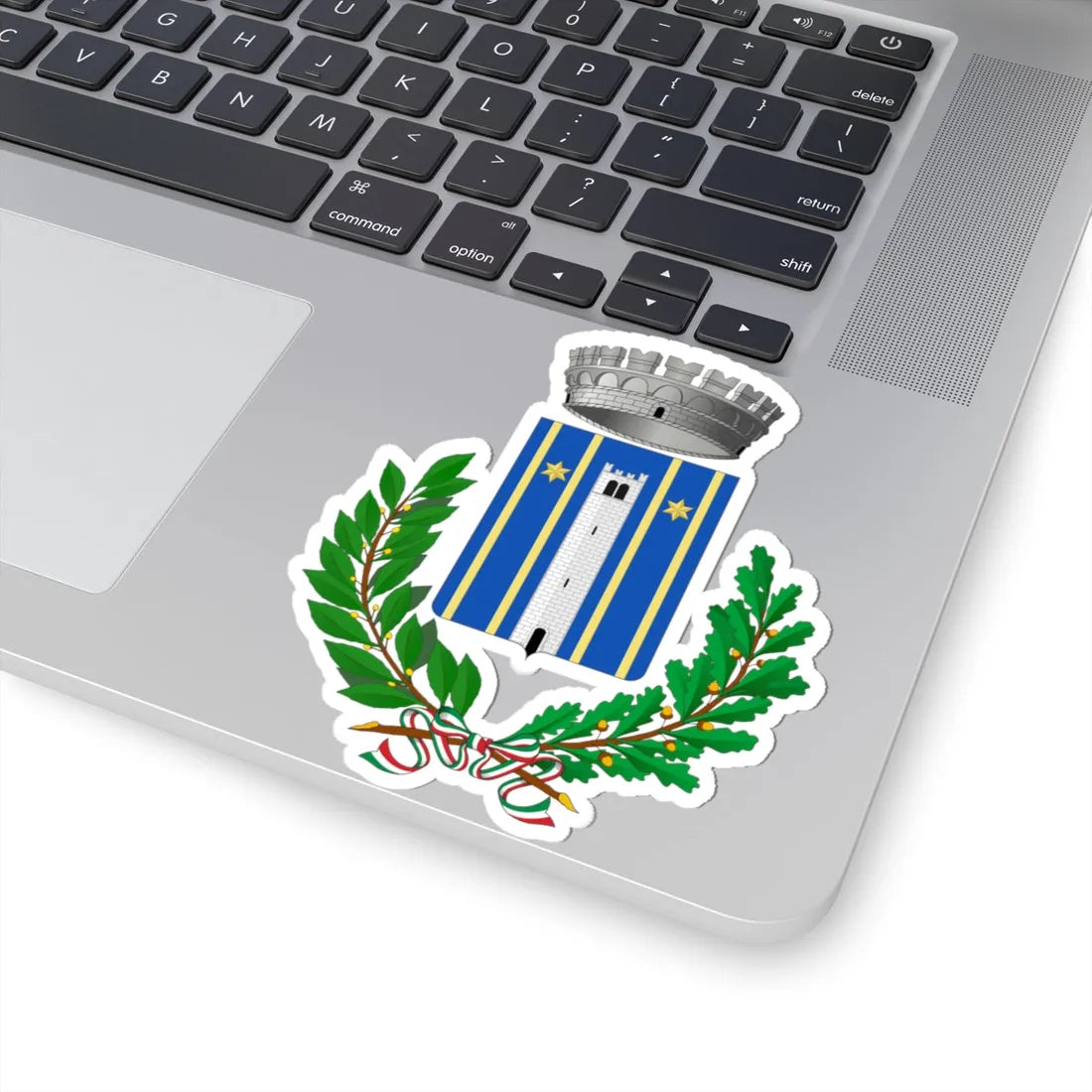 Mezzane di Sotto-Stemma (Italy) (Coat of Arms) STICKER Vinyl Kiss-Cut Decal - The Sticker Space