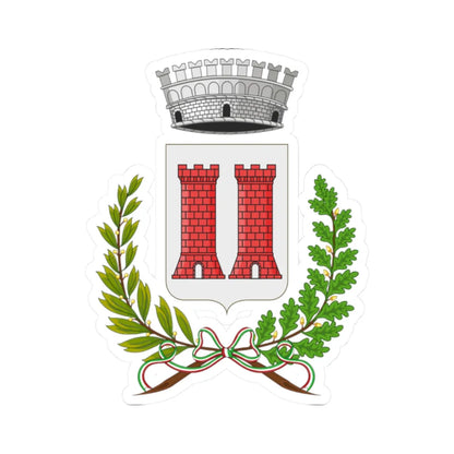 Mezzanego-Stemma (Italy) (Coat of Arms) STICKER Vinyl Kiss-Cut Decal 2 Inch White - The Sticker Space