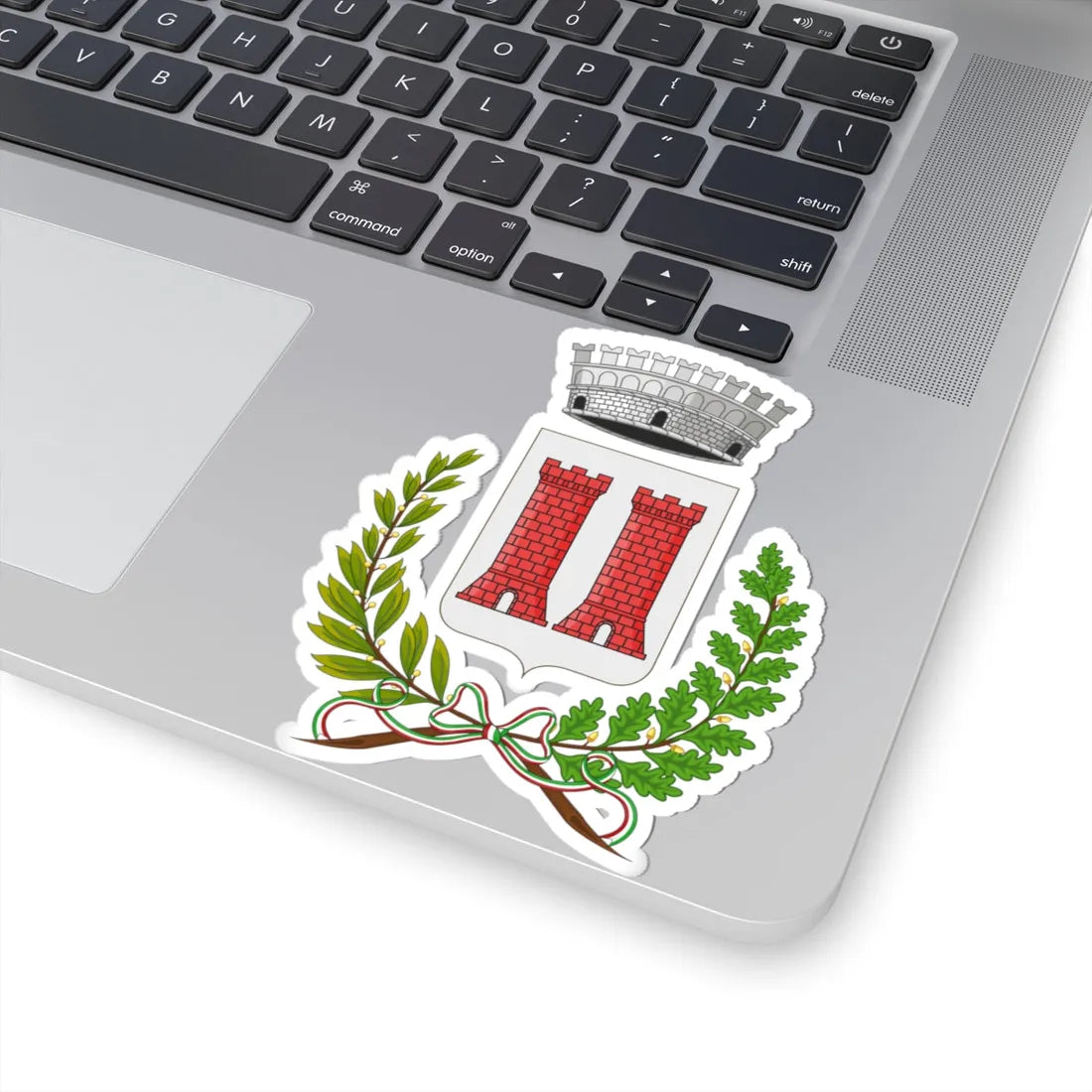 Mezzanego-Stemma (Italy) (Coat of Arms) STICKER Vinyl Kiss-Cut Decal - The Sticker Space