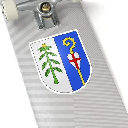 MezzovicoVira-coat of arms (Switzerland) (Coat of Arms) STICKER Vinyl Kiss-Cut Decal - The Sticker Space