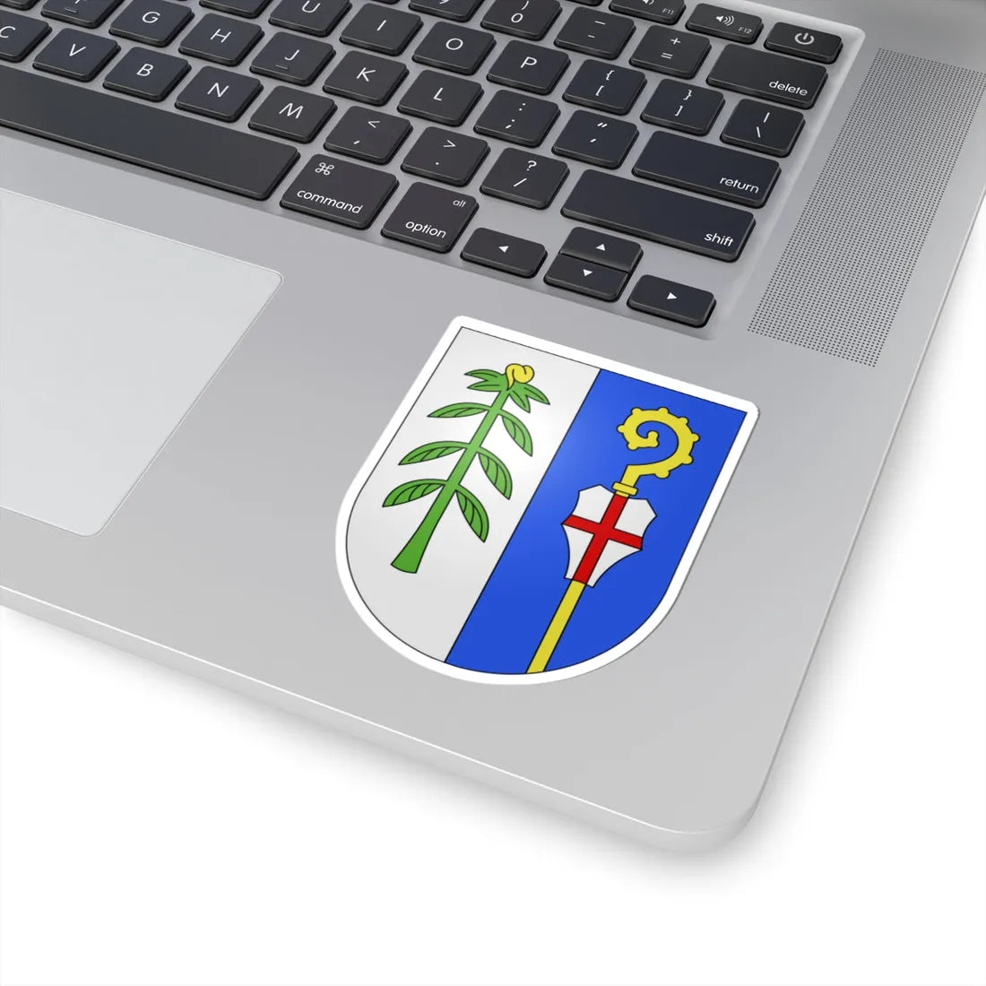 MezzovicoVira-coat of arms (Switzerland) (Coat of Arms) STICKER Vinyl Kiss-Cut Decal - The Sticker Space