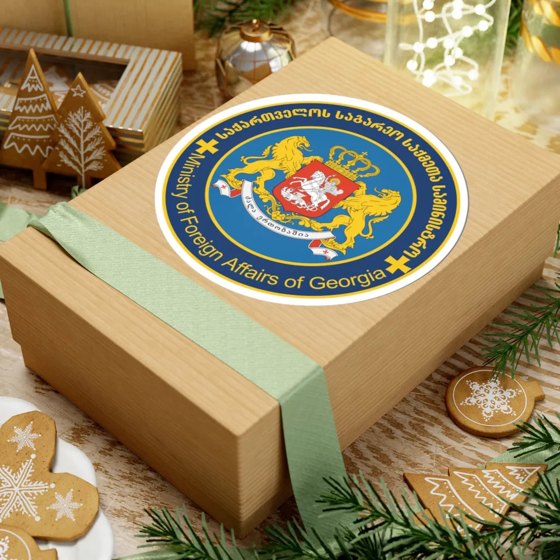 MFA Georgia (Georgia) (Coat of Arms) STICKER Vinyl Kiss-Cut Decal - The Sticker Space