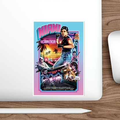 Miami Connection 1987 Movie Poster STICKER Vinyl Die-Cut Decal-The Sticker Space