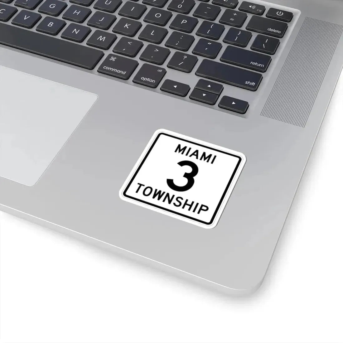 Miami Township Route 3 Logan County Ohio (Ohio) (Road Sign) STICKER Vinyl Kiss-Cut Decal - The Sticker Space