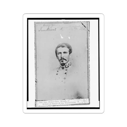 Micah Jenkins, Brigadier General, C.S.A., Head-and-Shoulders Portrait, in Uniform, Facing Front (U.S. Civil War) STICKER Vinyl Kiss-Cut Decal 6 Inch White - The Sticker Space