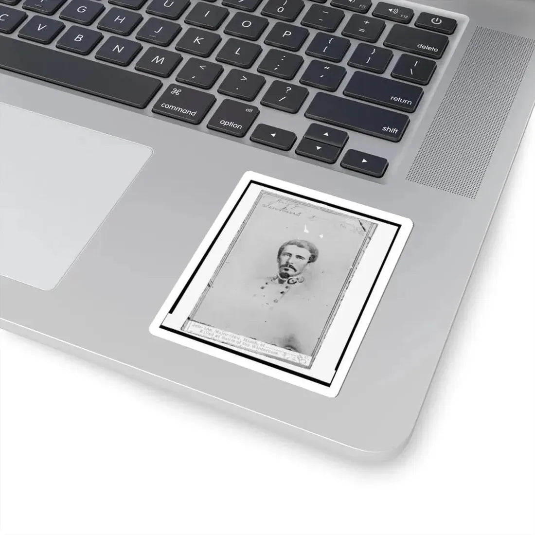 Micah Jenkins, Brigadier General, C.S.A., Head-and-Shoulders Portrait, in Uniform, Facing Front (U.S. Civil War) STICKER Vinyl Kiss-Cut Decal - The Sticker Space