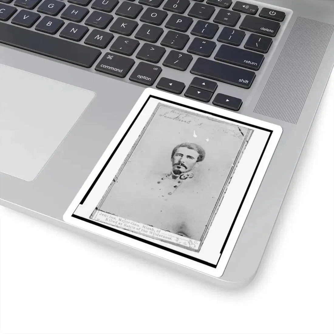 Micah Jenkins, Brigadier General, C.S.A., Head-and-Shoulders Portrait, in Uniform, Facing Front (U.S. Civil War) STICKER Vinyl Kiss-Cut Decal - The Sticker Space