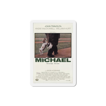 Michael 1996 Movie Poster Die-Cut Magnet-3" x 3"-The Sticker Space