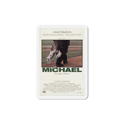 Michael 1996 Movie Poster Die-Cut Magnet-6 Inch-The Sticker Space