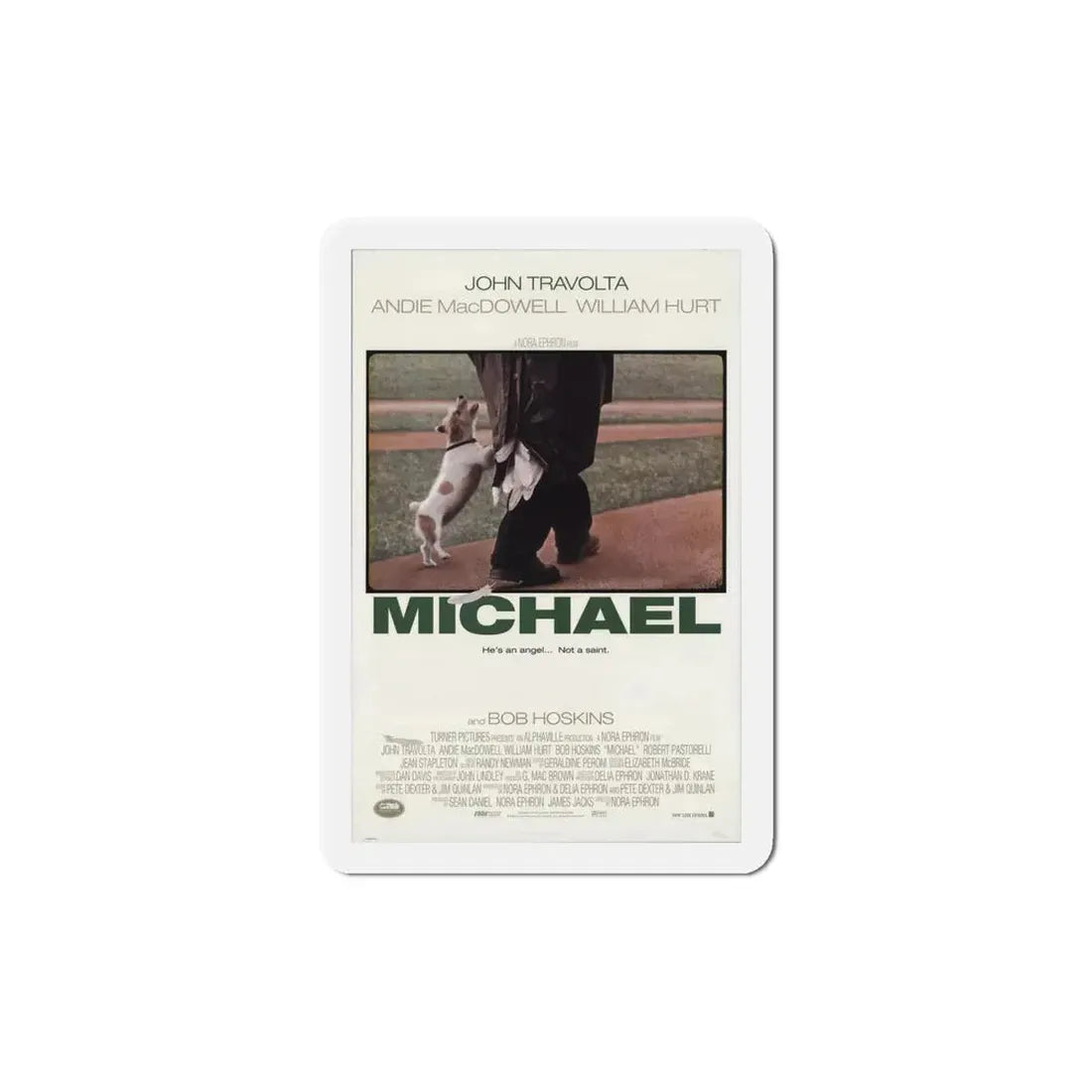Michael 1996 Movie Poster Refrigerator Magnet 6 Inch - The Sticker Space
