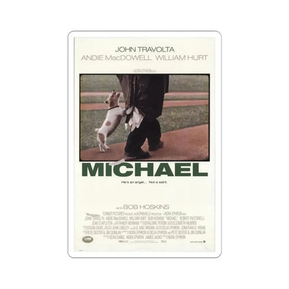 Michael 1996 Movie Poster - STICKER Vinyl Kiss-Cut Decal 6 Inch White - The Sticker Space
