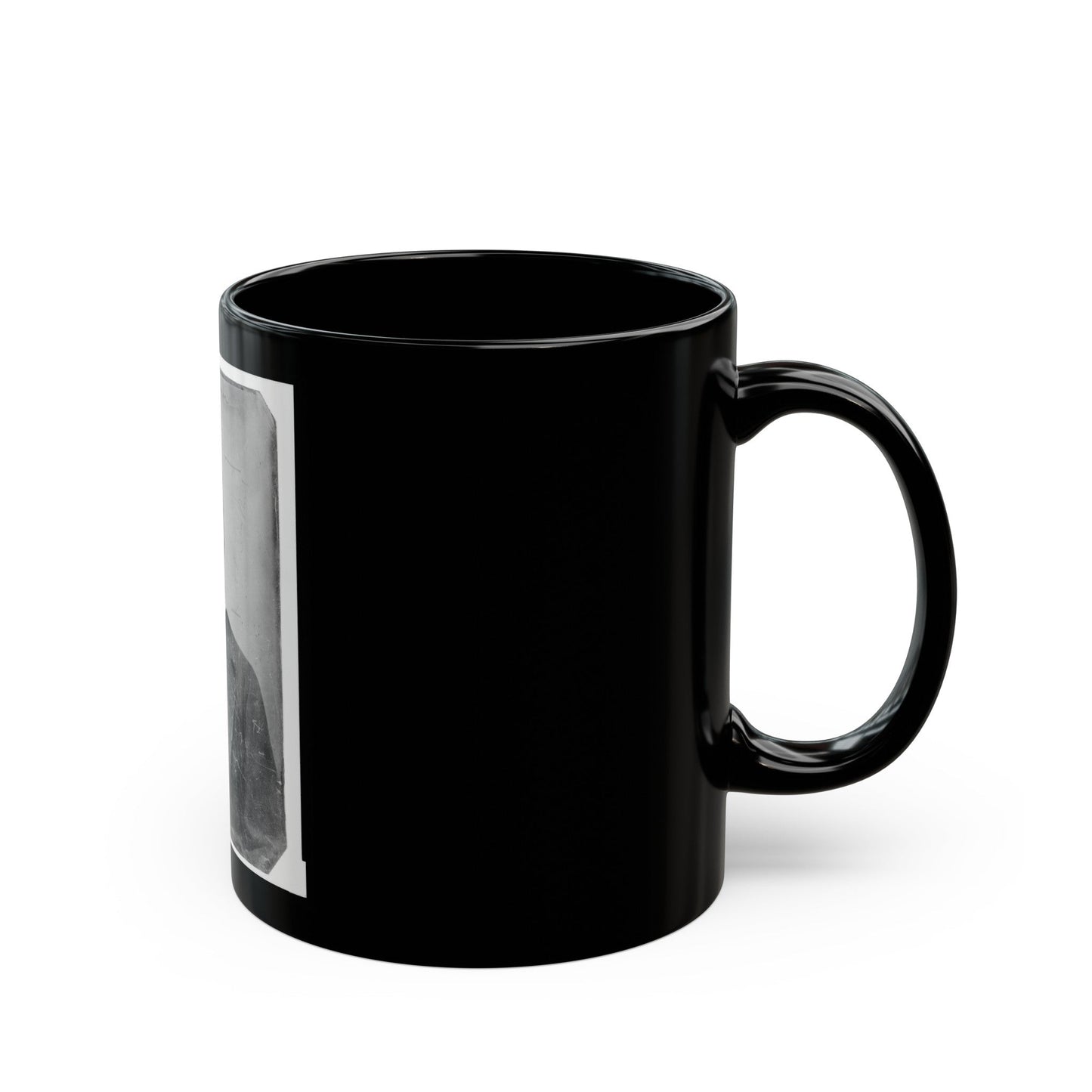 Michael Dunn, Half-Length Portrait, Facing Front (U.S. Civil War) Black Coffee Mug-The Sticker Space