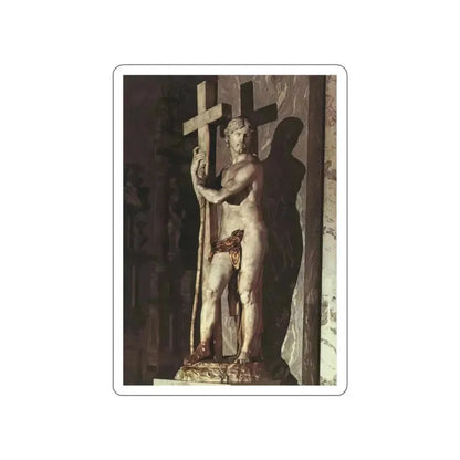 MICHELANGELO, Buonarroti - Christ Carrying the Cross2 (Artwork) STICKER Vinyl Die-Cut Decal White Die-Cut 2 Inch - The Sticker Space