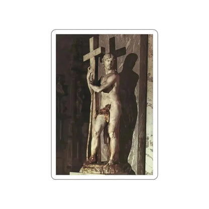 MICHELANGELO, Buonarroti - Christ Carrying the Cross2 (Artwork) STICKER Vinyl Die-Cut Decal White Die-Cut 4 Inch - The Sticker Space