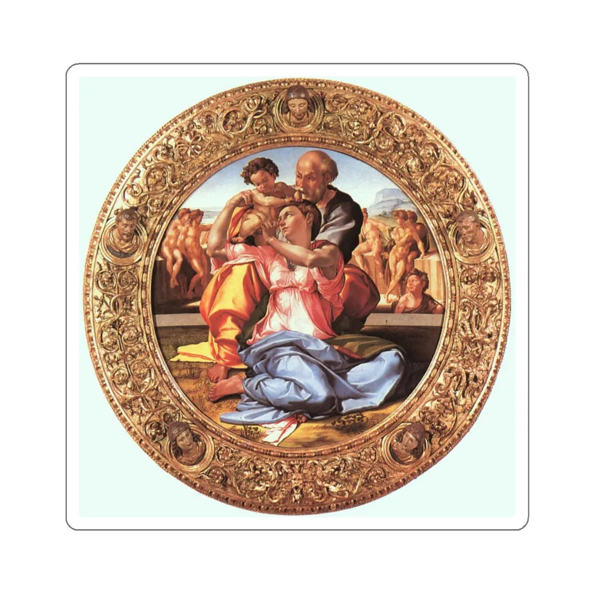 SKU:23876645700293909201 Sticker types:White Shape:Die-Cut Sizes:5" × 5"