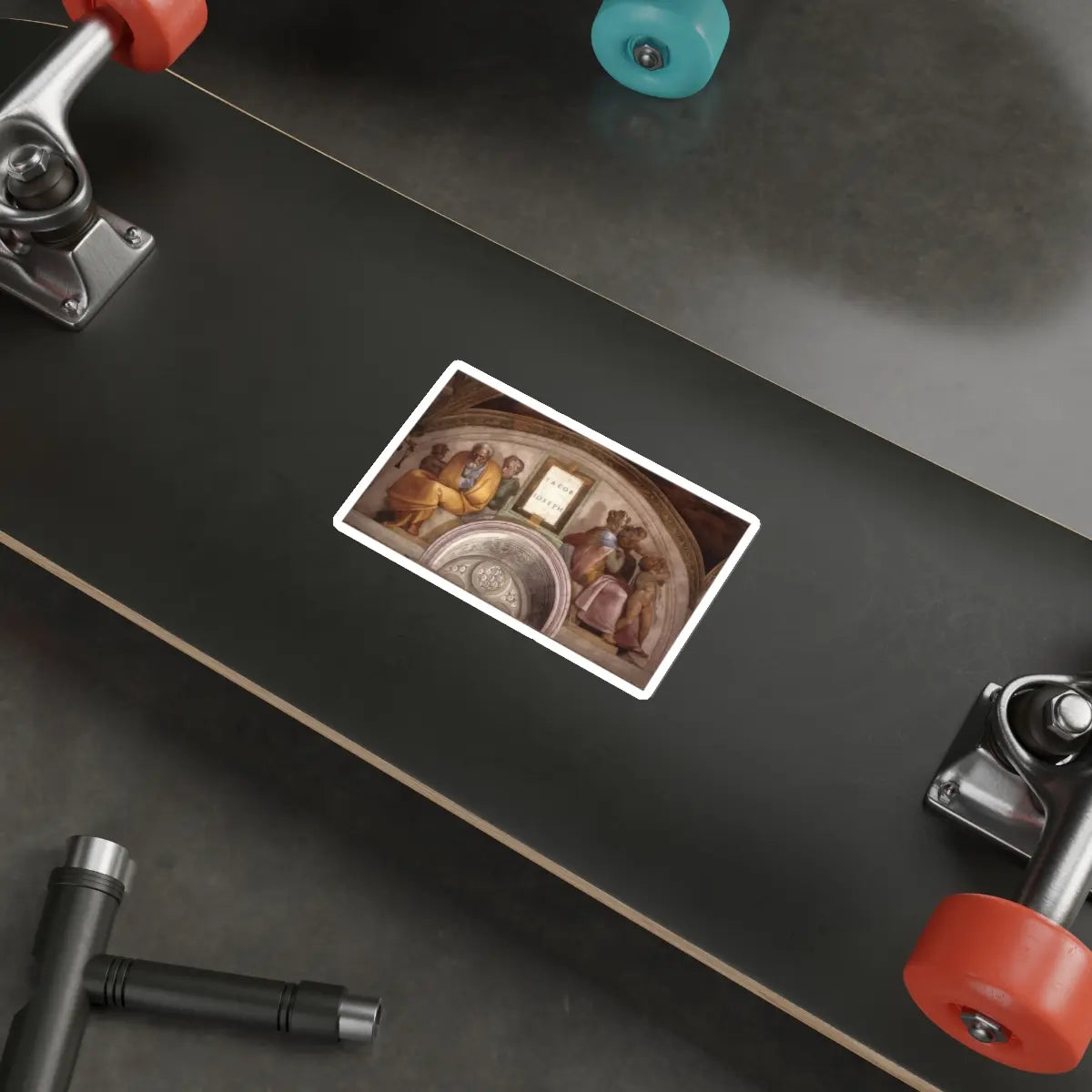 SKU:30609674959599915129 Sticker types:White Shape:Die-Cut Sizes:5" × 5"
