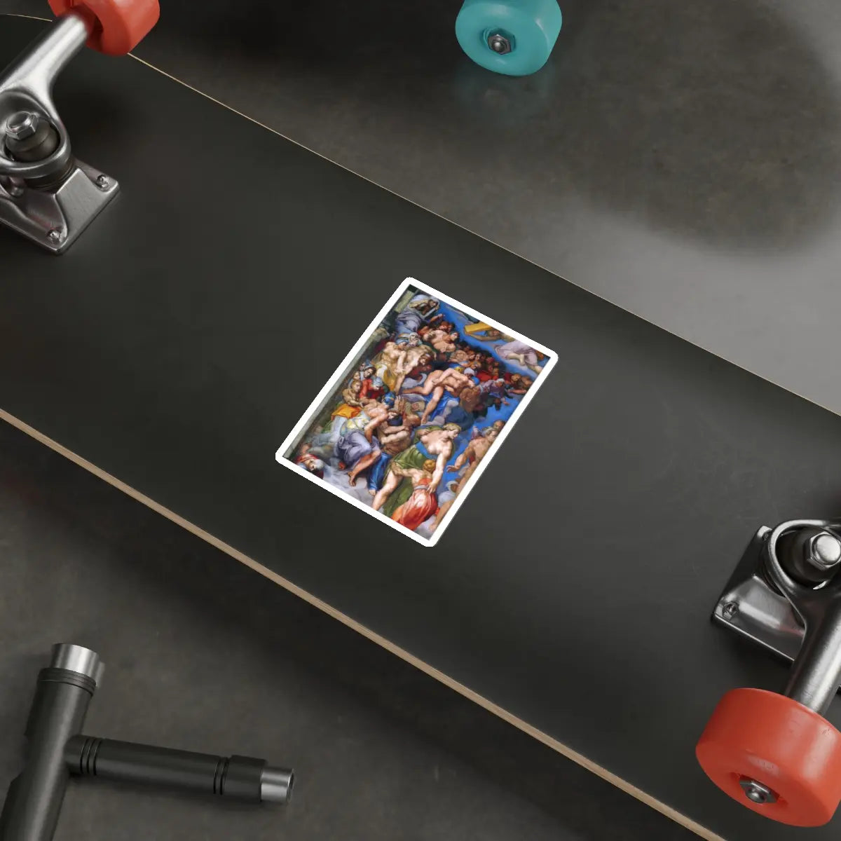 SKU:15850728786605600263 Sticker types:White Shape:Die-Cut Sizes:4" × 4"