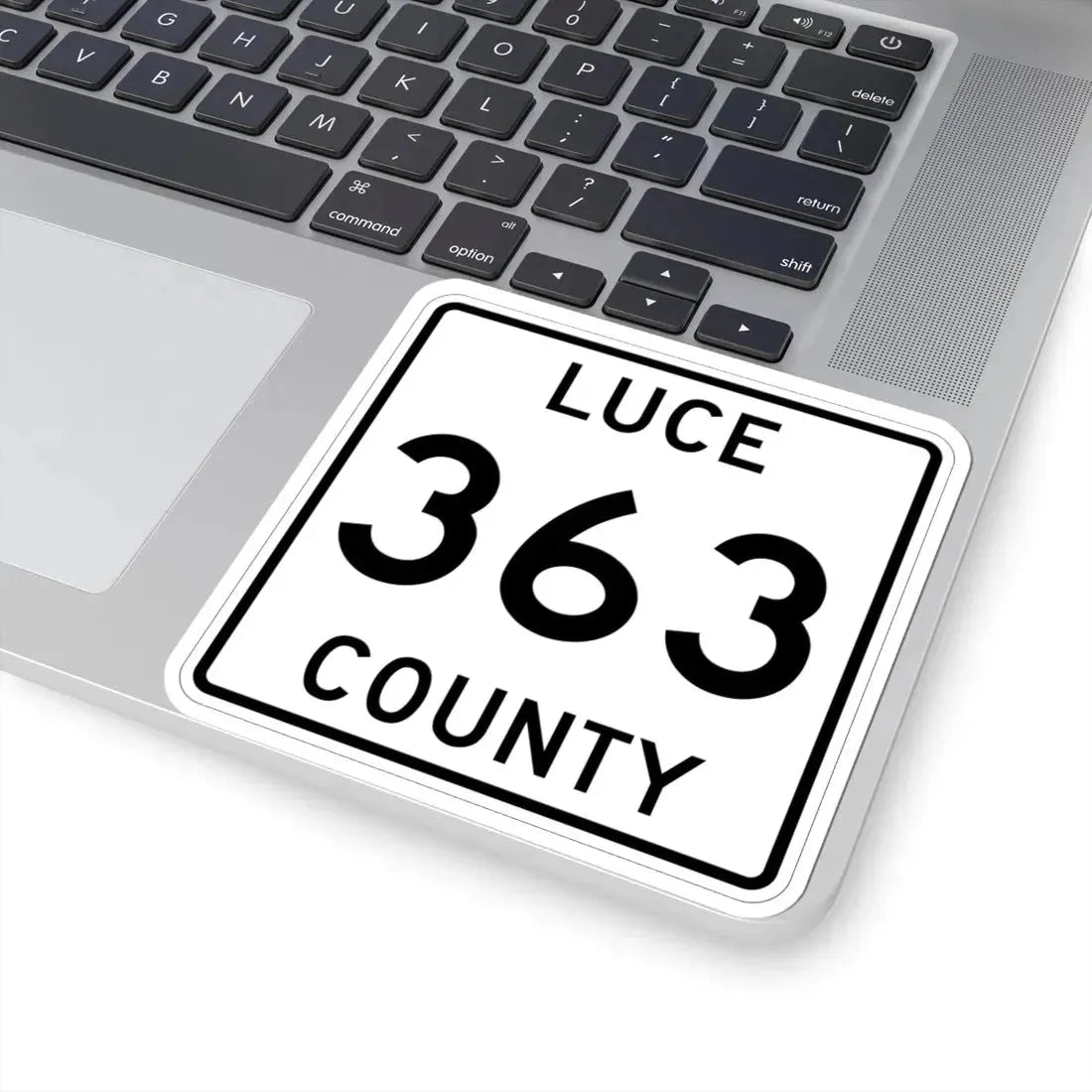 Michigan 363 Luce County (Michigan) (Road Sign) STICKER Vinyl Kiss-Cut Decal - The Sticker Space