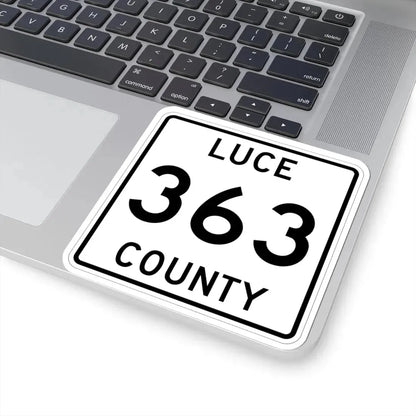 Michigan 363 Luce County (Michigan) (Road Sign) STICKER Vinyl Kiss-Cut Decal - The Sticker Space