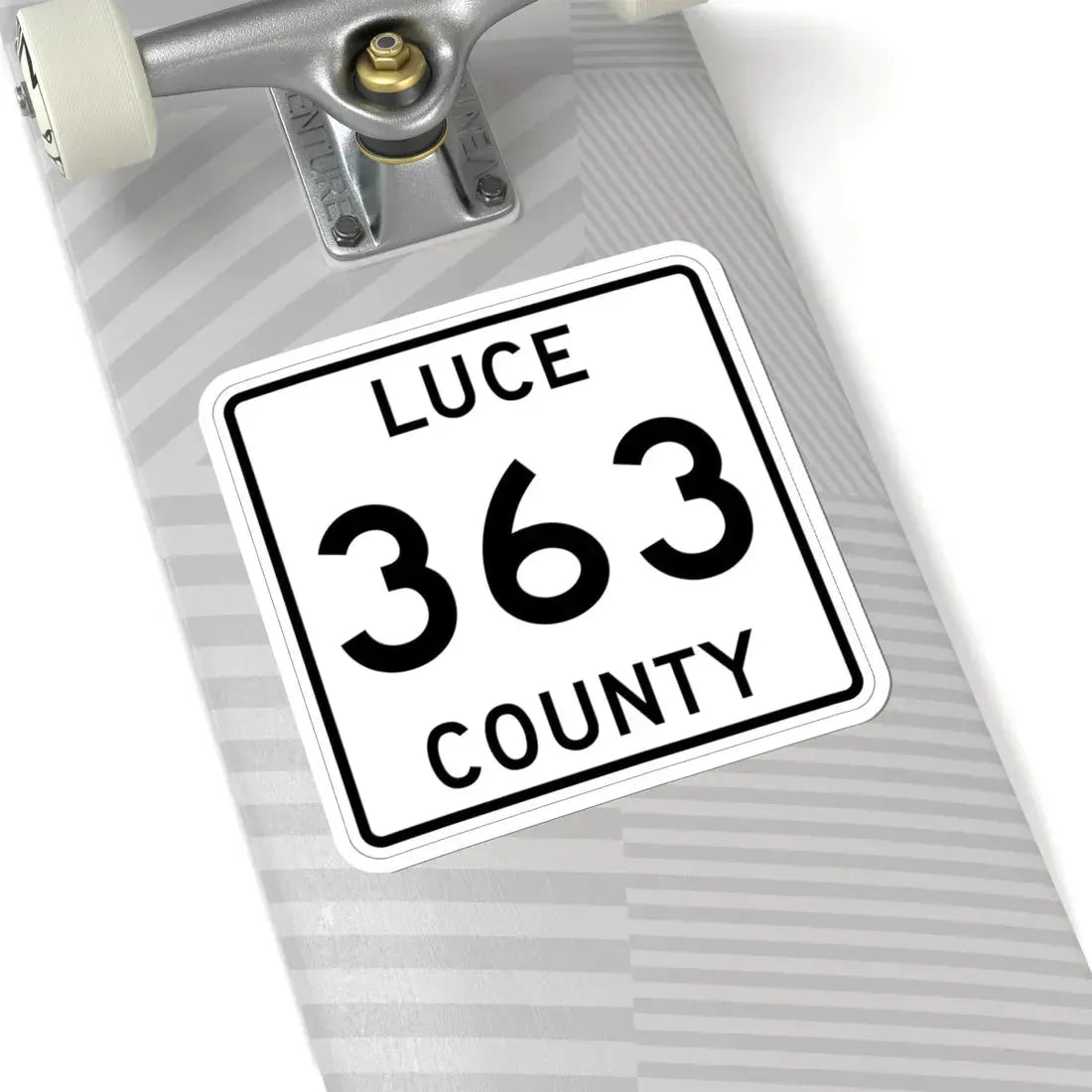 Michigan 363 Luce County (Michigan) (Road Sign) STICKER Vinyl Kiss-Cut Decal - The Sticker Space