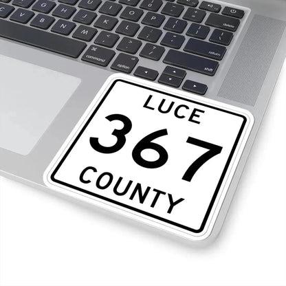 Michigan 367 Luce County (Michigan) (Road Sign) STICKER Vinyl Kiss-Cut Decal - The Sticker Space