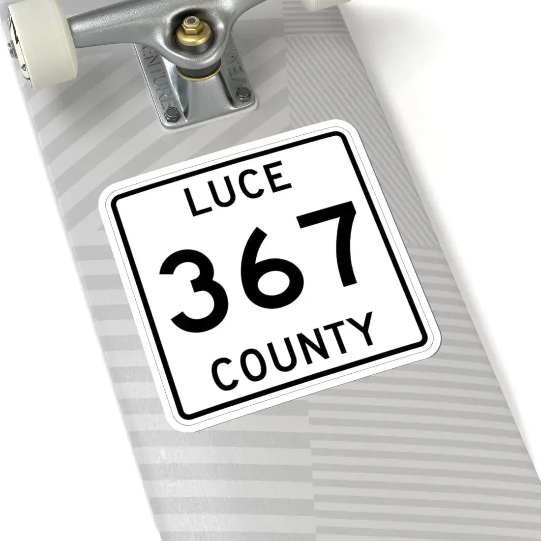Michigan 367 Luce County (Michigan) (Road Sign) STICKER Vinyl Kiss-Cut Decal - The Sticker Space