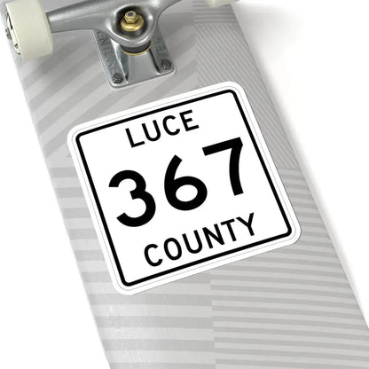 Michigan 367 Luce County (Michigan) (Road Sign) STICKER Vinyl Kiss-Cut Decal - The Sticker Space