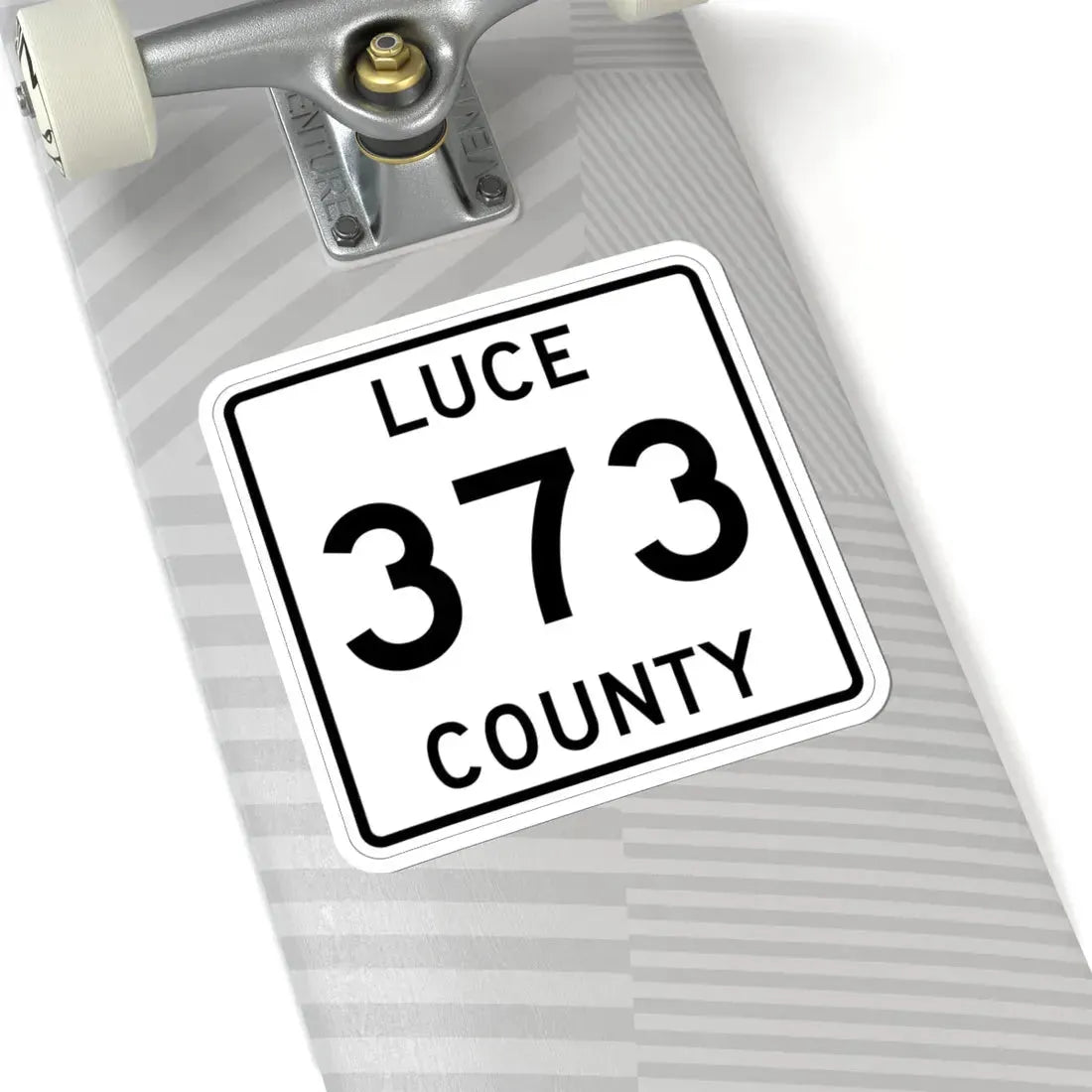 Michigan 373 Luce County (Michigan) (Road Sign) STICKER Vinyl Kiss-Cut Decal - The Sticker Space