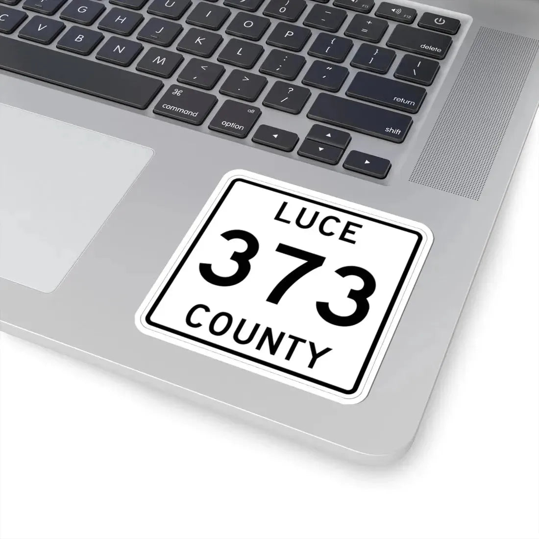 Michigan 373 Luce County (Michigan) (Road Sign) STICKER Vinyl Kiss-Cut Decal - The Sticker Space