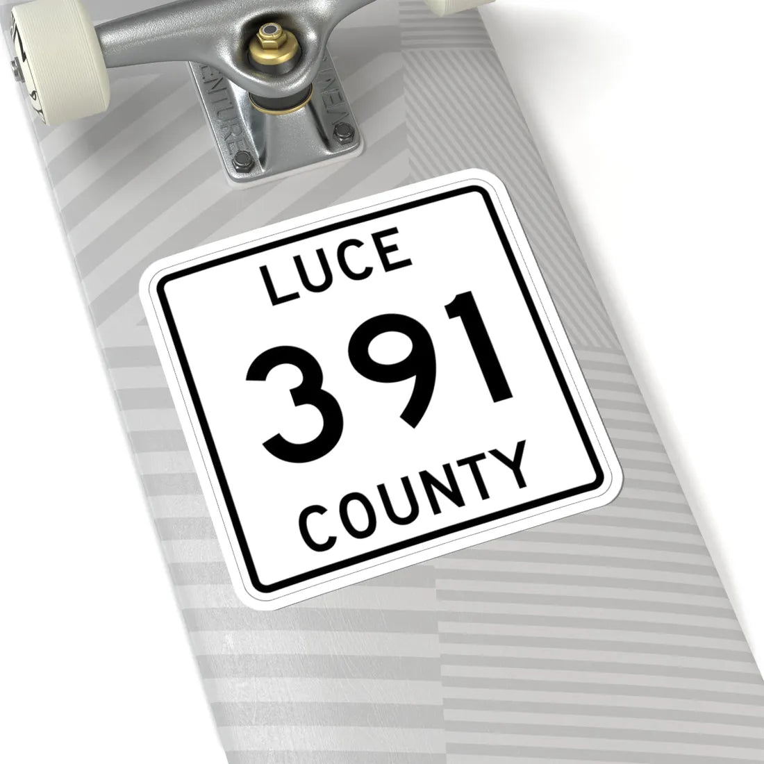 Michigan 391 Luce County (Michigan) (Road Sign) STICKER Vinyl Kiss-Cut Decal - The Sticker Space