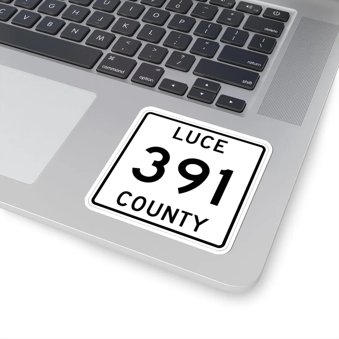 Michigan 391 Luce County (Michigan) (Road Sign) STICKER Vinyl Kiss-Cut Decal - The Sticker Space